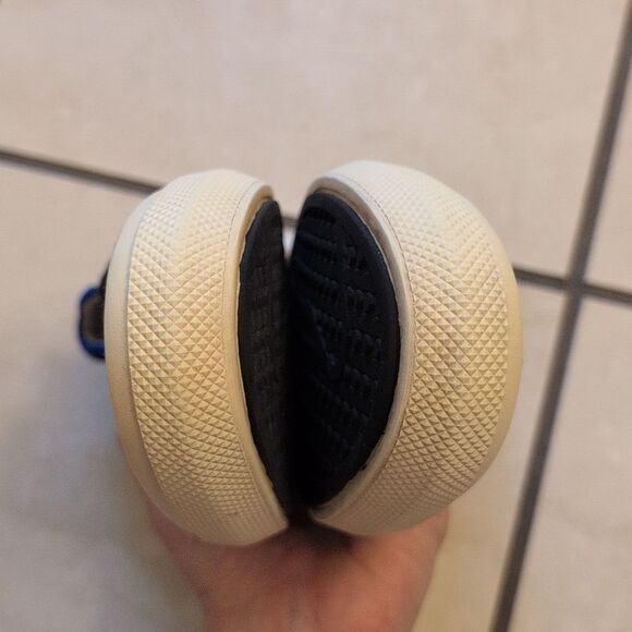 Lot Of 2 Rothys Original Slip On Sneaker Black And Navy Blue Size 6.5 - Picture 6 of 16